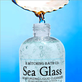 Sea Glass Moisturizing Liquid Cleansers 8oz. Made in USA by B.Witching