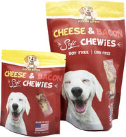 New: 2-Pack Bacon & Cheese Soft Chewy Dog Treats 16oz