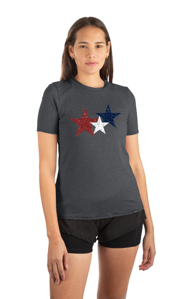 Sale: Women's Patriot Stars SoftTECH™ Short Sleeve Tee 751SCWSSS Made in USA
