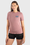New: USA's 250 Birthday Women's Relaxed Fit, Softest Ever T-Shirt in Red Heather 751SCWRA
