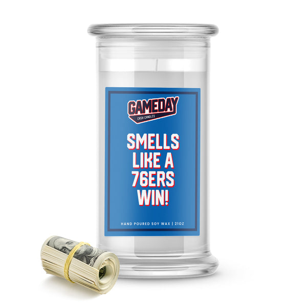 Philadelphia 76ers-Inspired Cash Candle Made in USA