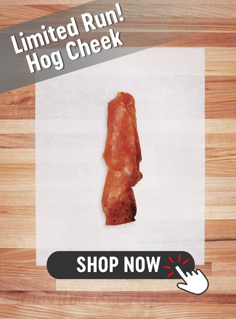 New: 2-Pack of Hog Cheek - Bulk Chew - Dog Treats - Limited Time Only ...