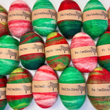 Felted Soap Christmas Holiday Color 2-Pack Stocking Stuffer Made in USA