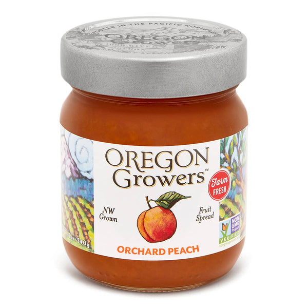 Orchard Peach Fruit Spread 12oz Grown & Made in USA
