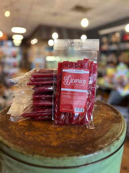 2-Pack of Red Raspberry Licorice Two 8oz Bags Made in USA