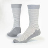 Organic Cotton Cushion Crew Socks: Black / L