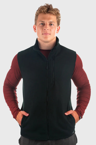 Polar Fleece Full Zip Vest Made in USA  892FVZB