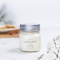 Soy Wax Mason Jar Candle - Homemade Gingerbread: 16oz (80 hour) Made in USA