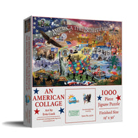 An American Collage 1000 pc Puzzle 0742 Made in USA