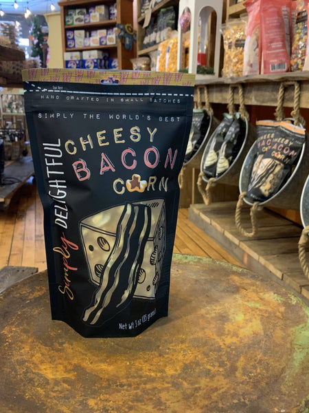2-Pack of Bacon Cheese Corn Two 8oz Bags Made in USA