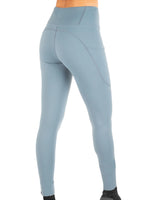 Hamptons Pocketed Legging Blue Ashes 991SBEB Made in USA