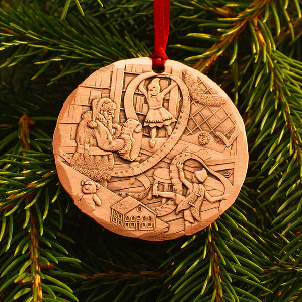 New: Copper 2-Pack 2025 Annual Ornament - Checking it Twice