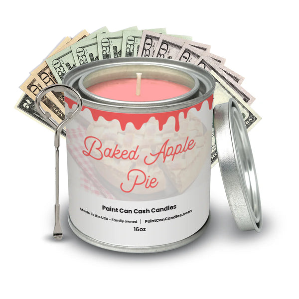 Baked Apple Pie - Paint Can Cash Candles Made in USA