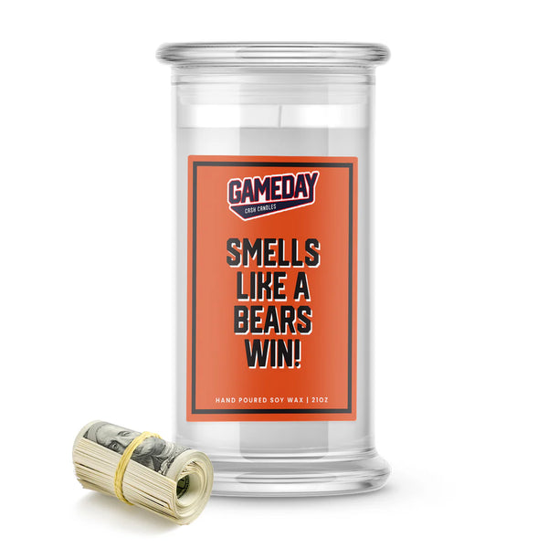 Chicago Bears-Inspired Game Day Cash Candle