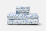 Sale: New: Print Cotton Bed Sheet Set Made in the USA of 100% USA Cotton (45% Organic)