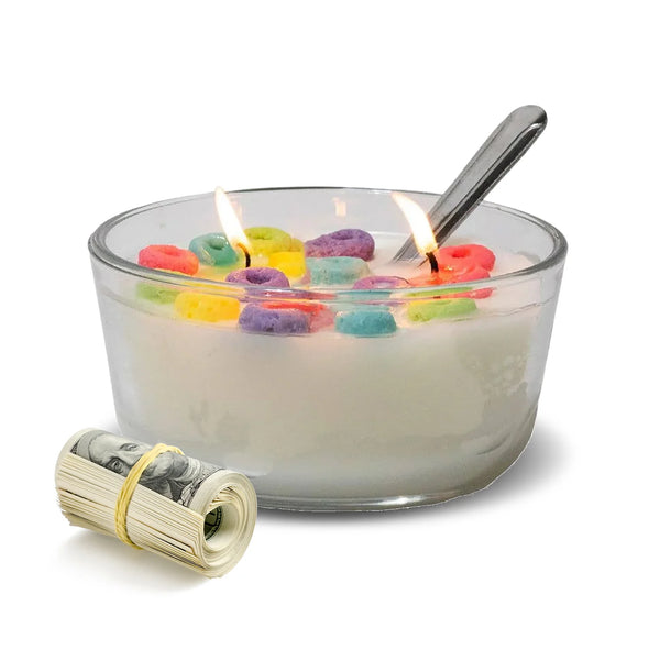 New Limited Edition Hello Kitty Cereal Bowl Cash Candle - Made in USA