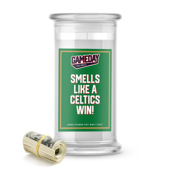 Boston Celtics Cash Candle Made in USA
