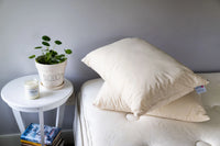 Down Alternative Pillow Standard with Recycled Polyester Fill Made in USA