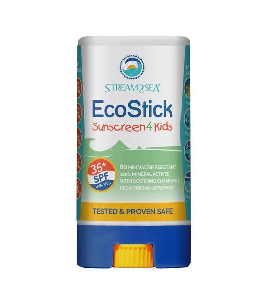 Clearance: Small Ecostick Sunscreen For Kids Spf 35 Made in USA 0.8oz