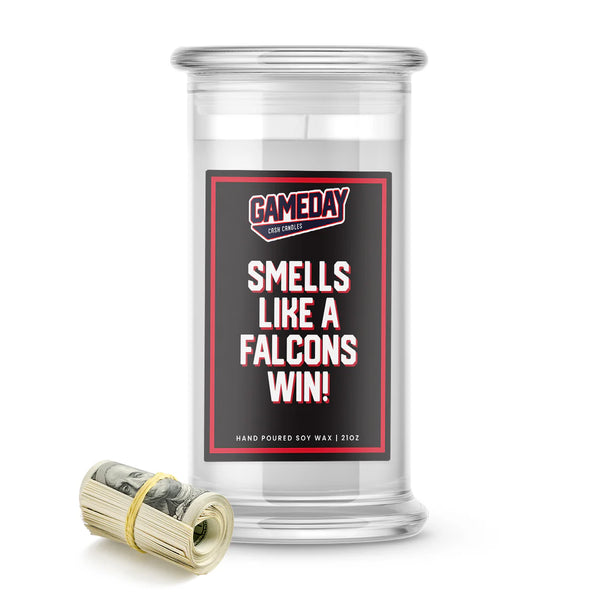 Atlanta Falcons-Inspired Game Day Cash Candle