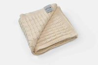 Cotton Knitted Baby Blanket Made in USA