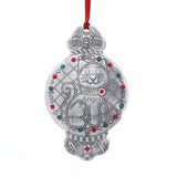 New: Set of 2 Gingerbread Pet Ornaments, One Each Dog & Cat Made in USA