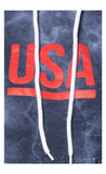 New USA Tie Dye USA Hoody Made in USA 3555CTD003