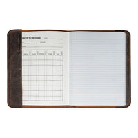 Large Heritage Waxed Bison Leather Field Journal Lifetime Warranty LB-072_HER Made in USA