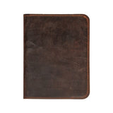 Large Heritage Waxed Bison Leather Field Journal Lifetime Warranty LB-072_HER Made in USA