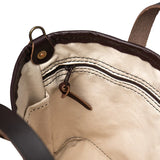 NEW Bison Leather Honeyberry Tote Made in USA