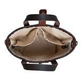 NEW Bison Leather Honeyberry Tote Made in USA