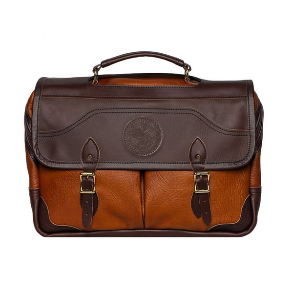 LB-670 Bison Leather Entrepreneur Briefcase Made in USA