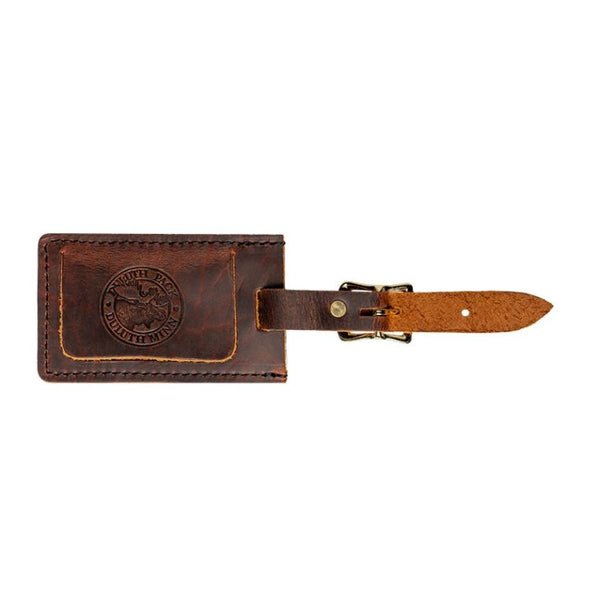 Heritage Leather Luggage Tag M-170_HER_LOGO Made in USA