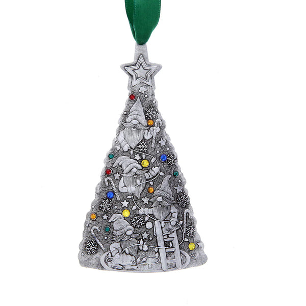 New: 2-Pack Merry Gnome Helper Ornaments Made in USA