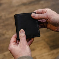 NEW Brown Leather Bifold Wallet with Lifetime Warranty NSL-0001 Made in USA