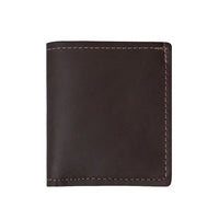 NEW Brown Leather Bifold Wallet with Lifetime Warranty NSL-0001 Made in USA