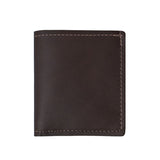 NEW Brown Leather Bifold Wallet with Lifetime Warranty NSL-0001 Made in USA