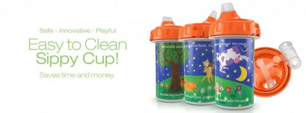 Clearance: Poli Sippy Cup - Cat & The Fiddle Made in USA