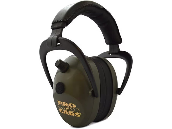 New: Pro Ears Gold II Electronic Earmuffs (NRR 26dB) Made in USA