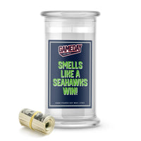 Seattle Seahawks-Inspired Game Day Cash Candle