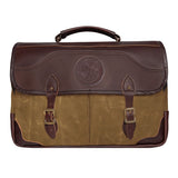 Camo & Waxed Entrepreneur Briefcase SKU: T-670 Made in USA