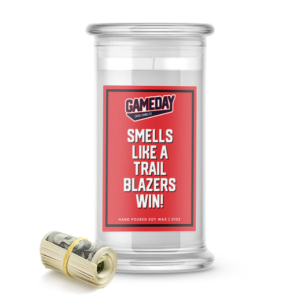 Portland Trail Blazers-Inspired Cash Candle Made in USA