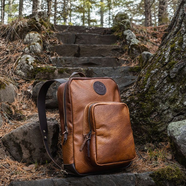 Bison Leather Standard Backpack LB-161 Made in USA