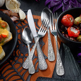 New Webbed Spider - 20 Piece Set Flatware Made in USA