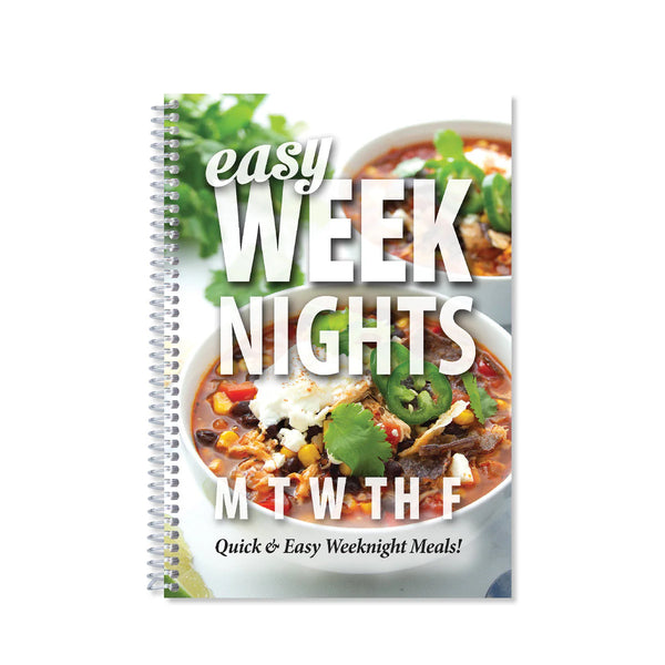 Easy Weeknights Cookbook 7159 Made in USA