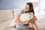 2-Pack Cotton Bed Standard Size Pillowcases with Classic Piping Design Made in USA