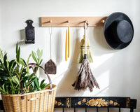 Amish-Made Leather Flyswatter: Tobacco Color - Made in USA