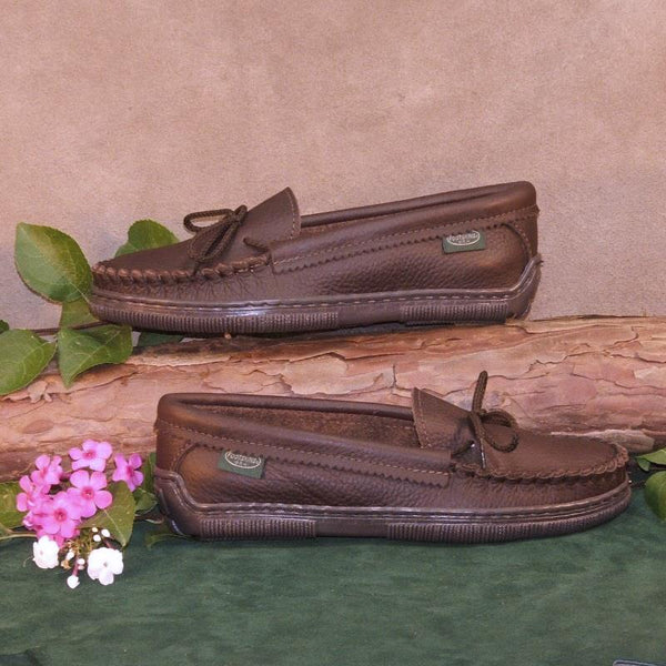 Women's Wrap-Around Rubber Sole Shoes - Cowhide Item #1285