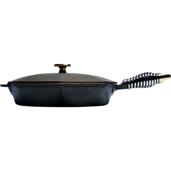 Finex 12" Cast Iron Skillet With Lid SKU: SL12-10001 Made in USA