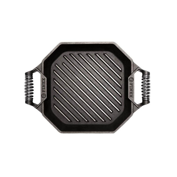 Finex 12" Cast Iron Grill Pan SKU: G12-10002 Made in USA